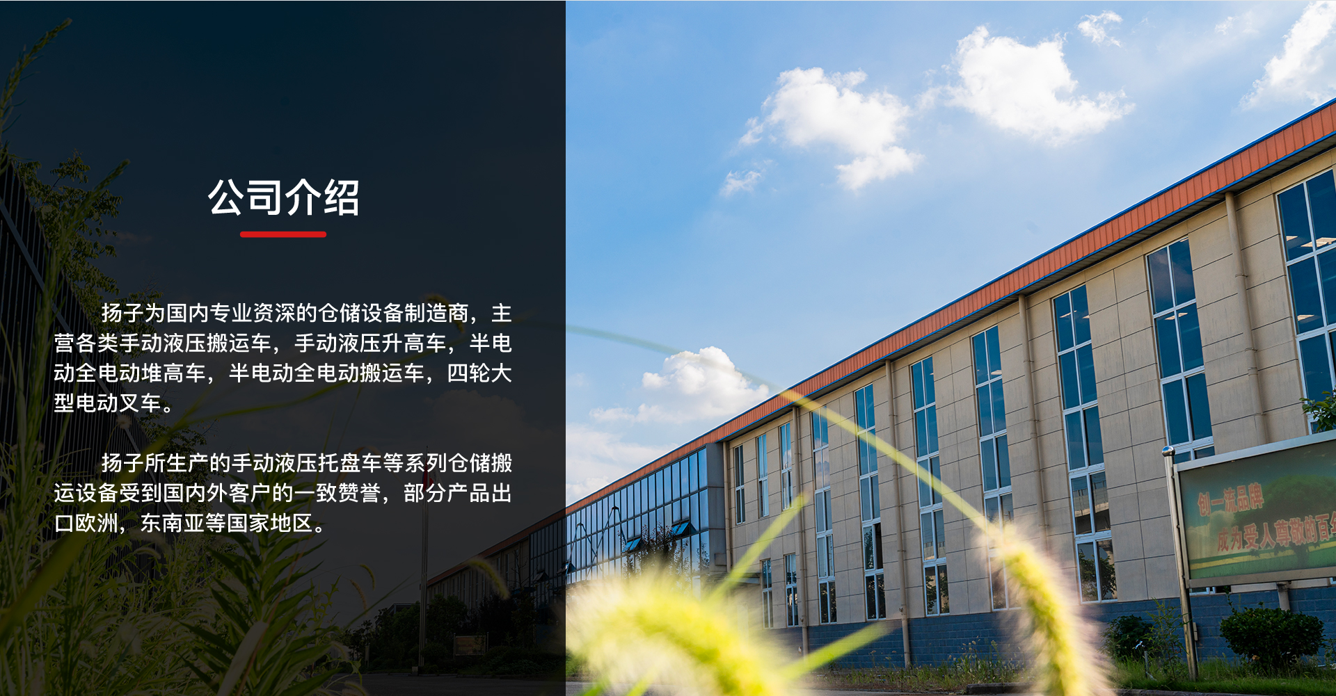 揚(yáng)子叉車(chē)介紹